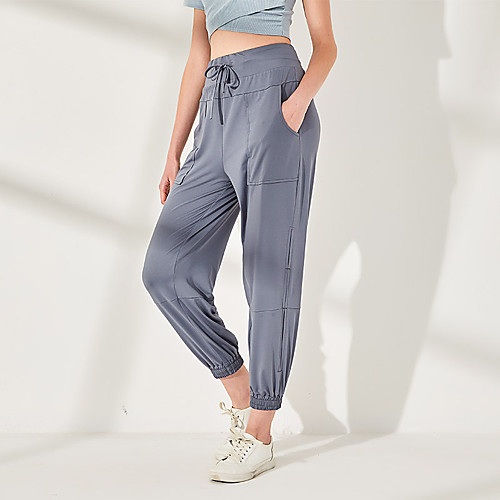 

Women's Joggers Jogger Pants Athletic Bottoms Drawstring Pocket Fitness Gym Workout Jogging Training Exercise Breathable Quick Dry Moisture Wicking Sport Solid Colored Black Blue Army Green Gray