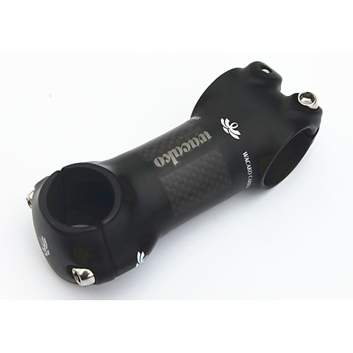 

25.4 mm Bike Stem 6 degree 50/60/70/80 mm Aluminum Alloy Fiber Carbon Adjustable Durable for Cycling Bicycle