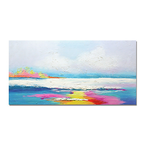 

Oil Painting Hand Painted Horizontal Abstract Modern Stretched Canvas