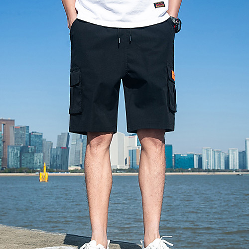 

Men's Hiking Shorts Hiking Cargo Shorts Solid Color Outdoor Breathable Multi-Pockets Wear Resistance Scratch Resistant Shorts Black Army Green Blue Khaki Hunting Fishing Climbing M L XL XXL XXXL