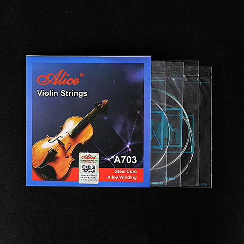 

Amola V-701 Stainless Steel Nickel Wound Violin String Strings 4/4