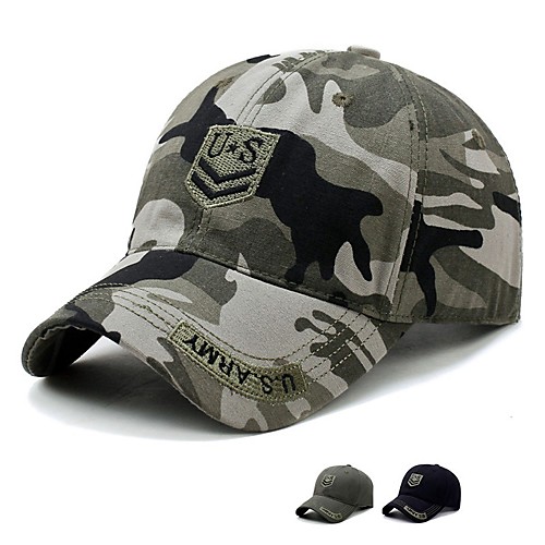 

Men's Baseball Cap Sun Hat Fishing Hat Outdoor UV Sun Protection Windproof UPF50 Quick Dry Spring Summer Black Army Green Camouflage / Breathable