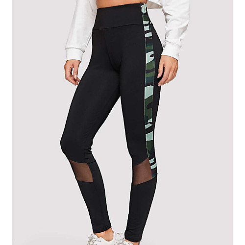 

Women's Sports Leggings Sweatpants Pants Plain Full Length Black