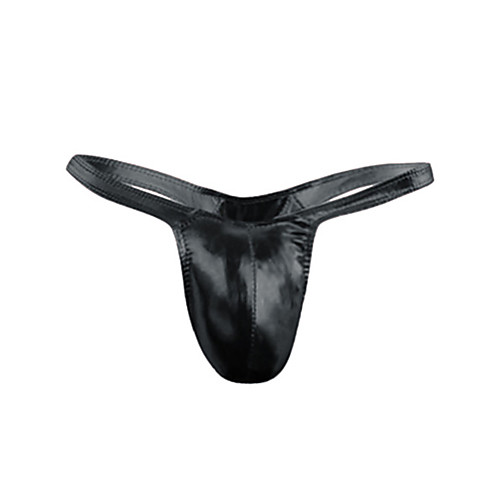 

Men's 1 Piece Basic G-string Underwear - Normal Low Waist Black Purple Red One-Size