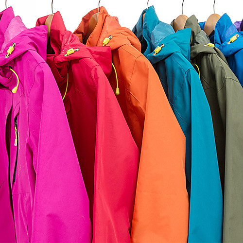 

Women's Hiking Jacket Hiking Windbreaker Winter Outdoor Solid Color Waterproof Lightweight Windproof Breathable Jacket Top Hunting Fishing Climbing Black Purple Red Fuchsia Orange / Quick Dry