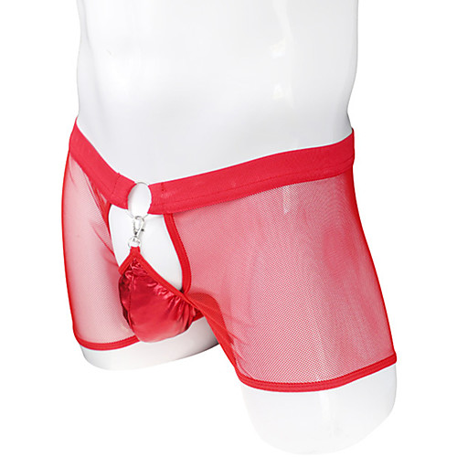 

Men's 1 Piece Basic Boxers Underwear - Normal Low Waist White Black Blue M L XL