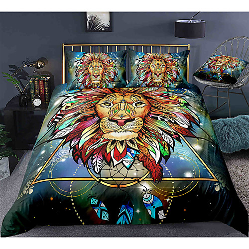 

3-Piece Duvet Cover Set Hotel Bedding Sets Comforter Cover with Soft Lightweight Microfiber, Include 1 Duvet Cover, 2 Pillowcases for Double/Queen/King(1 Pillowcase for Twin/Single)