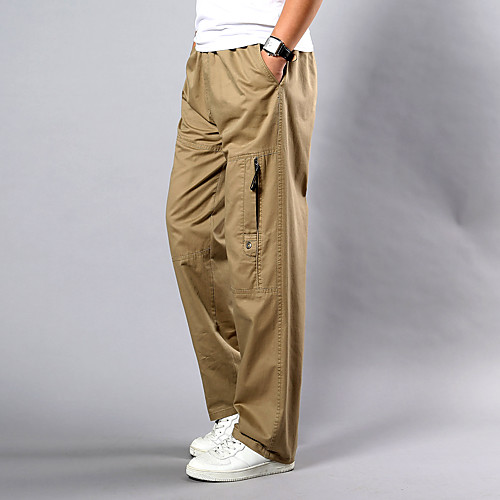 

Men's Hiking Pants Trousers Solid Color Winter Outdoor Windproof Quick Dry Comfortable Wear Resistance Cotton Pants / Trousers Dark Grey Black Yellow Army Green Light Grey Hunting Fishing Climbing L