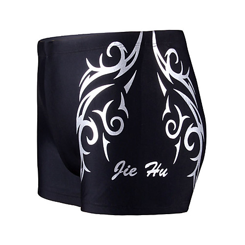 

Men's Swim Shorts Breathable Quick Dry Ultra Light (UL) Spandex Terylene Swimwear Beach Wear Board Shorts Painting Drawstring Swimming Surfing Water Sports / Plus Size