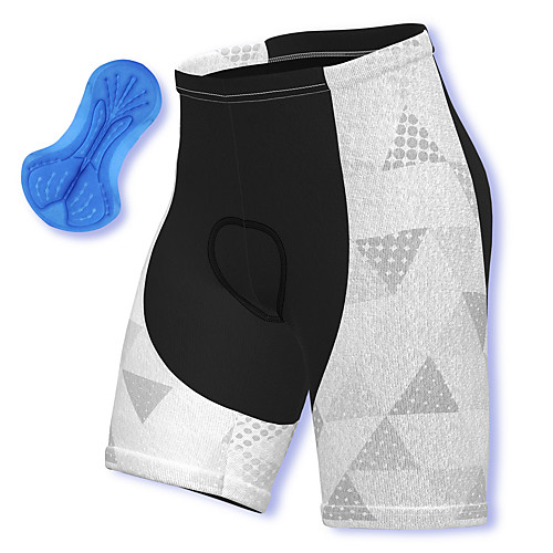

21Grams Men's Cycling Shorts Spandex Bike Padded Shorts / Chamois Breathable Quick Dry Sports White Mountain Bike MTB Road Bike Cycling Clothing Apparel Bike Wear / Athleisure