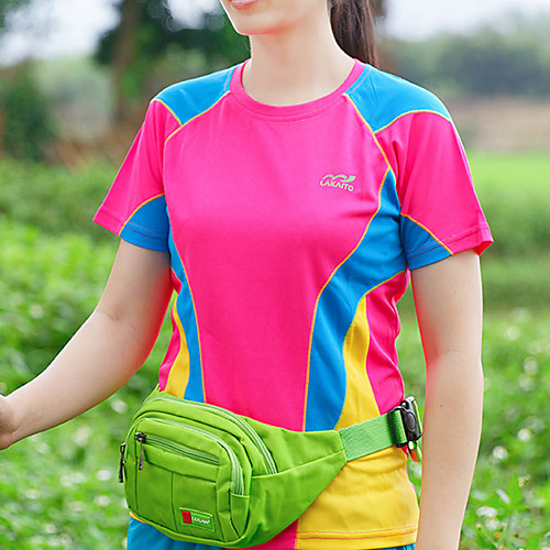 

Women's T shirt Hiking Tee shirt Short Sleeve Crew Neck Tee Tshirt Top Outdoor Lightweight Breathable Quick Dry Soft Summer Polyester Patchwork White Purple Blue Fishing Climbing Running
