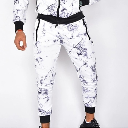 

Men's Sweatpants Joggers Jogger Pants Athletic Bottoms Drawstring Winter Fitness Gym Workout Running Training Exercise Breathable Moisture Wicking Soft Sport 3D White Purple Red / Micro-elastic