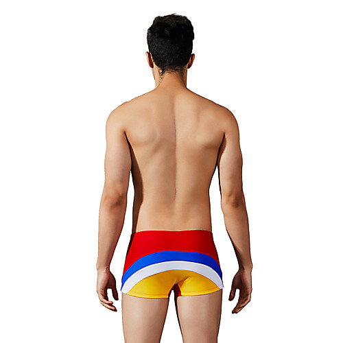

Men's Swim Shorts Swim Trunks Board Shorts Breathable Quick Dry Swimming Surfing Water Sports Patchwork Summer