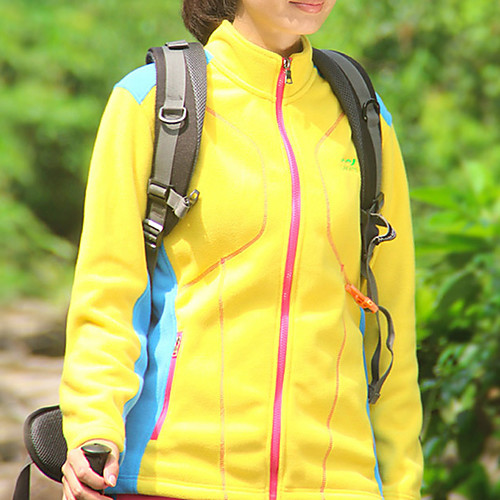 

Women's Hiking Jacket Hiking Windbreaker Winter Outdoor Solid Color Lightweight Windproof Quick Dry Warm Top Fishing Climbing Running Purple Yellow Blue Rose Red