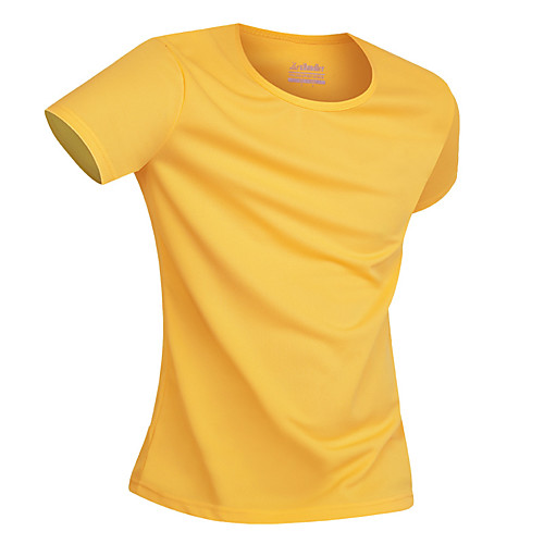 

Boys' T shirt Hiking Tee shirt Short Sleeve Tee Tshirt Top Outdoor Lightweight Breathable Quick Dry Sweat wicking Autumn / Fall Spring orange White Black Camping / Hiking Climbing Running / Girls'
