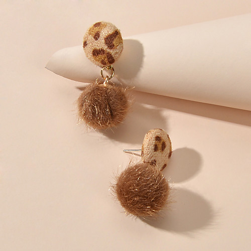

Women's Drop Earrings Geometrical Cute Earrings Jewelry Brown / Gray For Date Beach