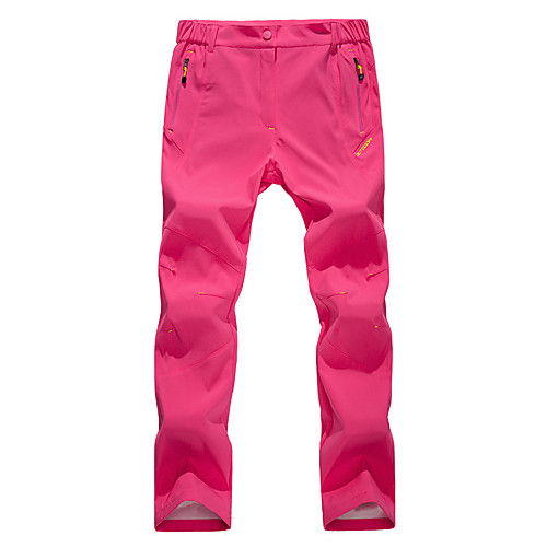 

Women's Hiking Pants Trousers Solid Color Summer Outdoor Windproof Quick Dry Lightweight Breathable Bottoms Black Rose Red Hunting Fishing Climbing S M L XL XXL / Wear Resistance