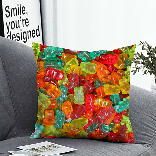 

1 pcs Polyester Pillow Cover Pillow Cover & Insert Simple Classic Square Zipper Polyester Traditional Classic