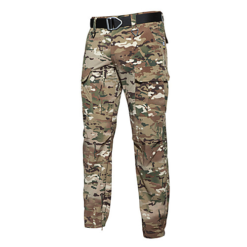 

Men's Hiking Pants Trousers Hunting Pants Tactical Cargo Pants Waterproof Ventilation Quick Dry Breathable Fall Spring Solid Colored Nylon for Light Khaki CP camouflage Black python pattern S M L XL