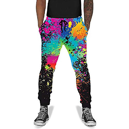 

Men Women Ugly Christmas Jogger Pants Casual Graphic Trousers Sweatpants with Drawstring