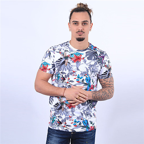 

Men's Short Sleeve Workout Tops Running Shirt Tee Tshirt Top Casual Athleisure Breathable Quick Dry Moisture Wicking Gym Workout Running Active Training Jogging Exercise Sportswear Normal White Black