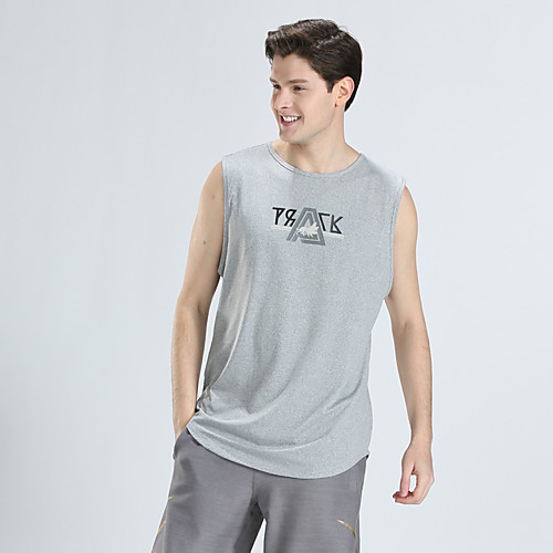 

Men's Sleeveless Running Tank Top Tee Tshirt Top Athletic Athleisure Summer Quick Dry Breathable Soft Yoga Fitness Gym Workout Running Active Training Sportswear Normal Navy White Black Light Gray