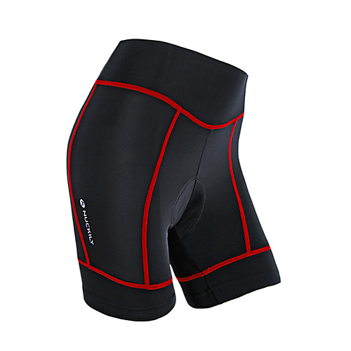 

Nuckily Women's Cycling Padded Shorts Cycling Pants Cycling Shorts Nylon Elastane Bike Shorts Sports Solid Color Red / Pink / Silver Mountain Bike MTB Road Bike Cycling Clothing Apparel Bike Wear