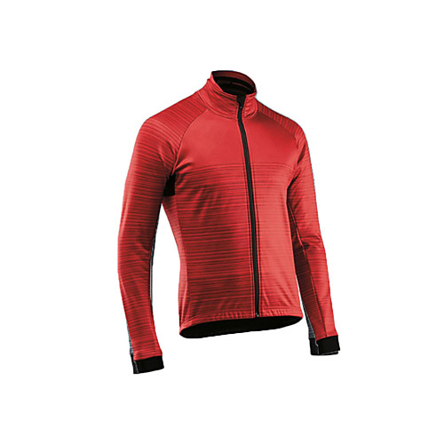 

Men's Long Sleeve Downhill Jersey Red Dark Green Coffee Bike Jersey Sports Clothing Apparel