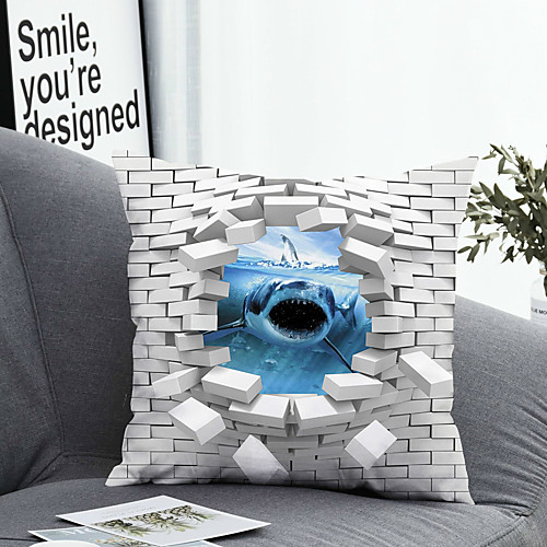 

1 pcs Polyester Pillow Cover Pillow Cover & Insert Simple Classic Square Zipper Polyester Traditional Classic
