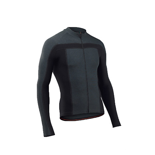 

Men's Long Sleeve Downhill Jersey Black / Red Black / Yellow Grey Bike Jersey Sports Clothing Apparel