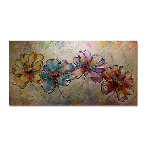 

Oil Painting Hand Painted Horizontal Abstract Modern Stretched Canvas