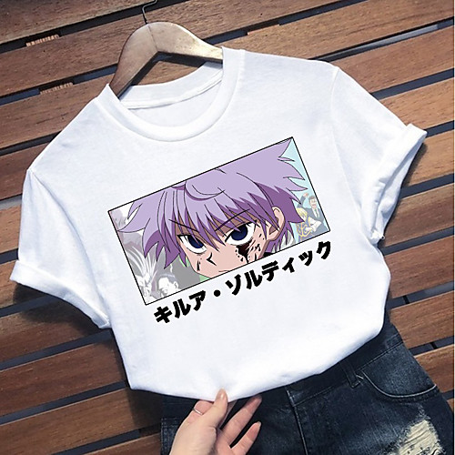 

Inspired by Hunter X Hunter Midoriya Izuku Cosplay Costume T-shirt Microfiber Graphic Prints Printing T-shirt For Women's / Men's