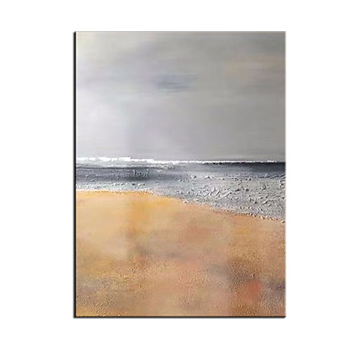 

Oil Painting Hand Painted Vertical Abstract Landscape Modern Rolled Canvas (No Frame)