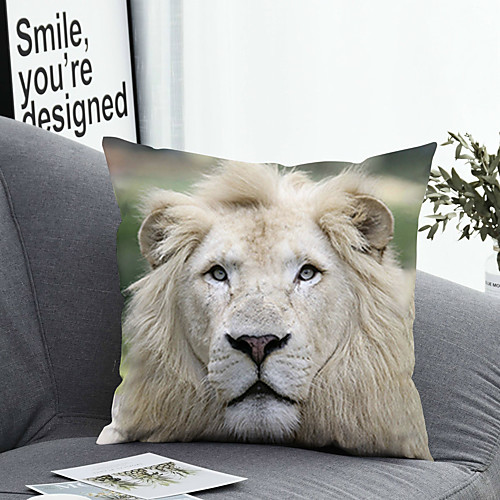 

1 pcs Polyester Pillow Cover Pillow Cover & Insert Simple Classic Square Zipper Polyester Traditional Classic