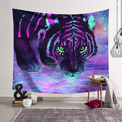 

Wall Tapestry Art Decor Blanket Curtain Hanging Home Bedroom Living Room Decoration Polyester Color Tiger