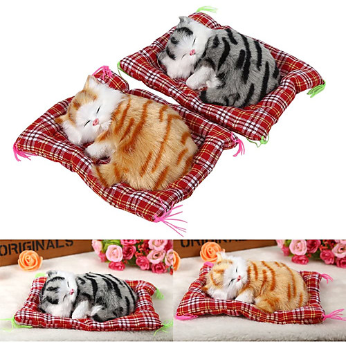 

2 pcs Simulation Plush Toy Plush Dolls Stuffed Animal Plush Toy Cat Creative Soft Lovely Novelty Desk Decoration Plush Imaginative Play, Stocking, Great Birthday Gifts Party Favor Supplies Kids Adults