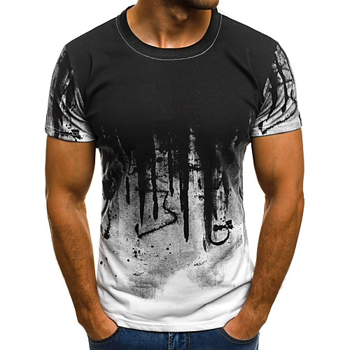 

Men's Short Sleeve Workout Tops Running Shirt Tee Tshirt Top Casual Athleisure Breathable Soft Sweat Out Fitness Gym Workout Performance Running Sportswear Tie Dye White Red Army Green Grey Activewear