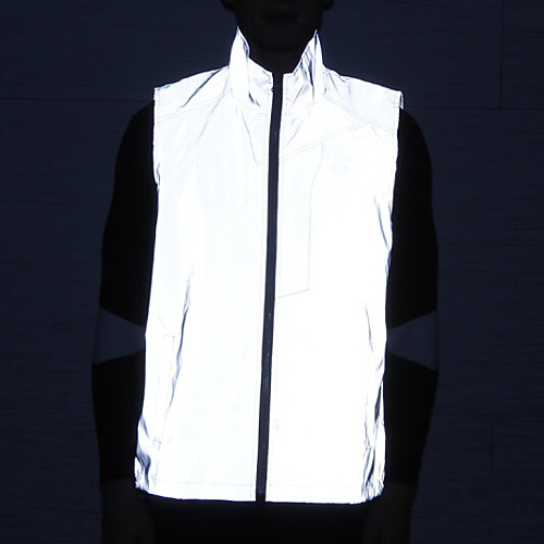 

Men's Reflective Jacket Hiking Windbreaker Outdoor Lightweight Breathable Quick Dry Reflective Strips Jacket Top Gray