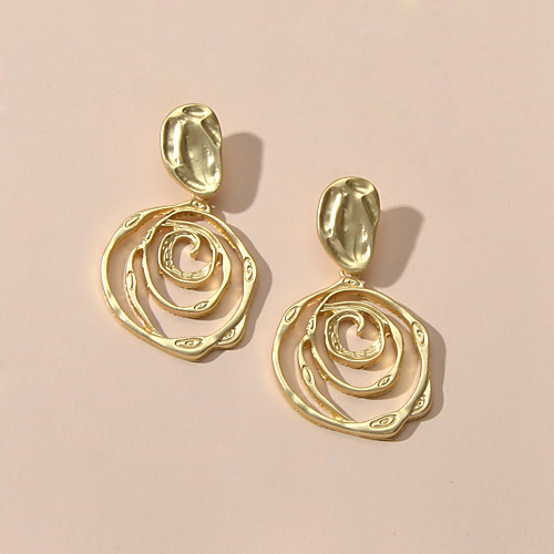 

Women's Drop Earrings Geometrical Trendy Earrings Jewelry Gold For Date Festival