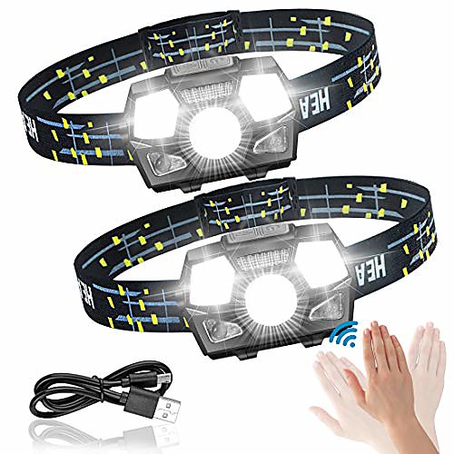 

head torch led rechargeable for jogging children head torch ipx5 waterproof with red light