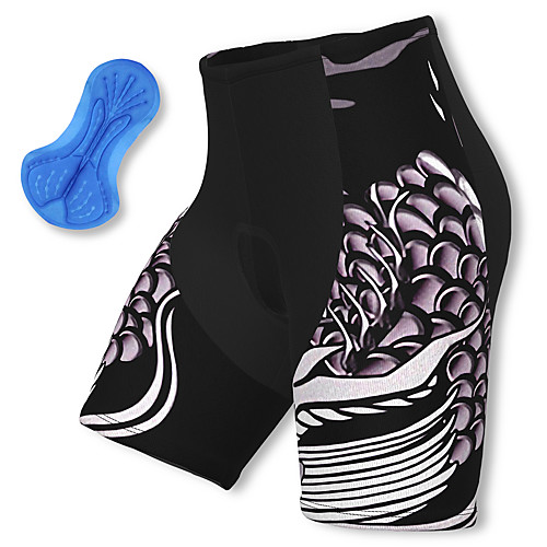 

21Grams Men's Cycling Shorts Spandex Bike Padded Shorts / Chamois Breathable Quick Dry Sports Black Mountain Bike MTB Road Bike Cycling Clothing Apparel Bike Wear / Athleisure