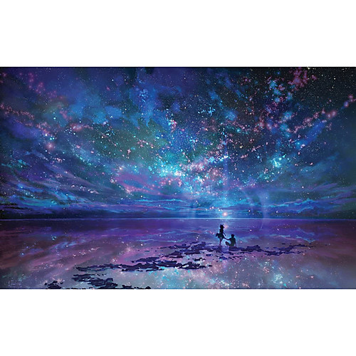 

1000 pcs Galaxy Starry Sky Jigsaw Puzzle Adult Puzzle Jumbo Wooden Adults' Children's Toy Gift