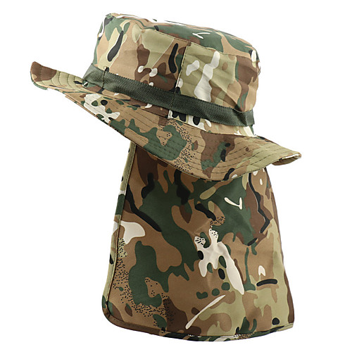 

Men's Hats Fishing Hat Portable Ultraviolet Resistant Breathability Comfortable Camo Spring & Summer Terylene Hunting Fishing Camping / Hiking / Caving Everyday Use Camouflage Color Jungle camouflage