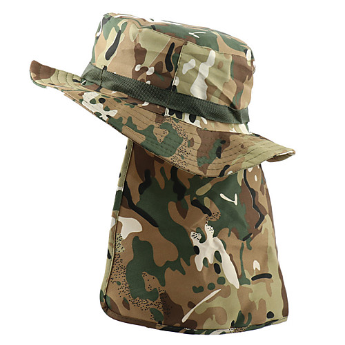 

Men's Sun Hat Fishing Hat Hiking Hat Outdoor UV Sun Protection Windproof UPF50 Quick Dry Spring Summer Hunting Ski / Snowboard Fishing Camouflage Color Jungle camouflage Camouflage / Breathable