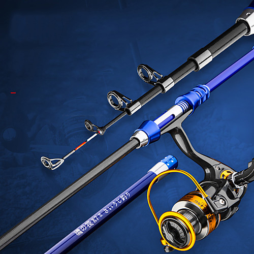 

Fishing Rod Telescopic Rod 100/120/150/170/190/210/230 cm Portable Lightweight Sea Fishing