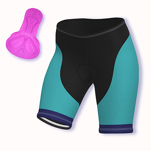

21Grams Women's Cycling Shorts Spandex Bike Padded Shorts / Chamois Breathable Sports Blue Mountain Bike MTB Road Bike Cycling Clothing Apparel Bike Wear / Stretchy / Athleisure