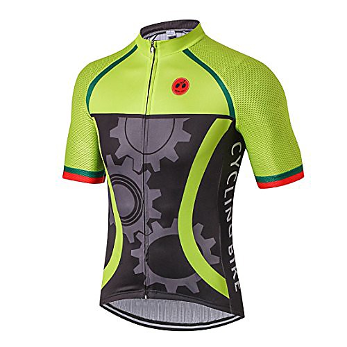 

cycling jersey mens bike jerseys bicycle ropa ciclismo maillot road mtb tops mountain bike jersey summer outoor sports shirt breathable gear green size m
