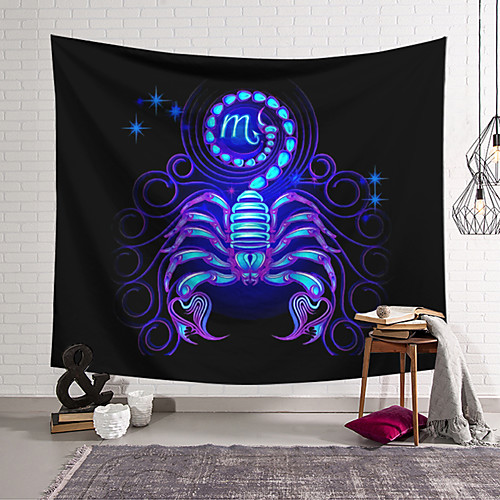 

Wall Tapestry Art Decor Blanket Curtain Hanging Home Bedroom Living Room Decoration Polyester Scorpion