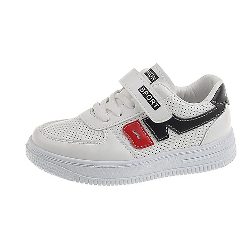 

Boys' Girls' Sneakers Comfort PU Little Kids(4-7ys) Big Kids(7years ) Daily Home Walking Shoes Black Pink Fall Spring