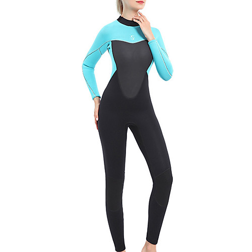 

Women's One Piece Rash Guard Swimsuit Zipper Slim Solid Color Color Block Black Blue Swimwear Bodysuit High Neck Bathing Suits New Neutral Sports